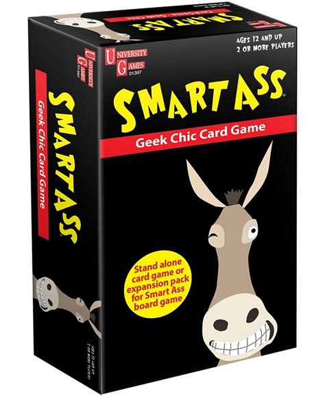 University Games Smart A Geek Chic Card Game 